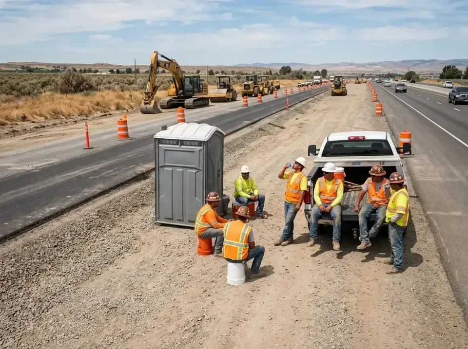 highway-road-construction-crew-007 — frequently asked questions, Porta Potty and Restroom Rentals in Sumter, SC